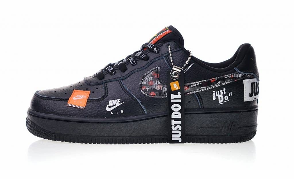 Nike Air Force "Just do it" Negras