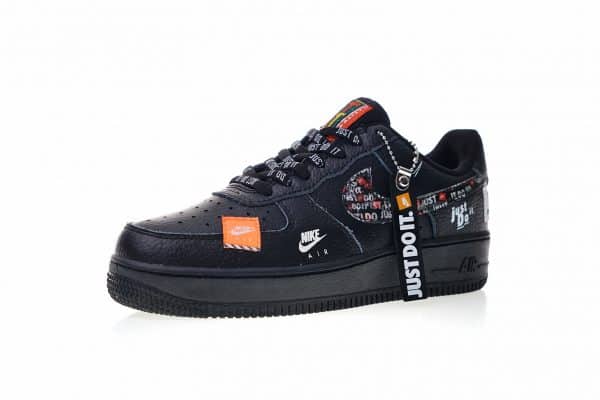 Nike Air Force "Just do it" Negras - Image 2