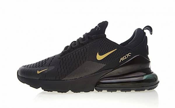Nike Air Max 270 Negras Logo Amarillo