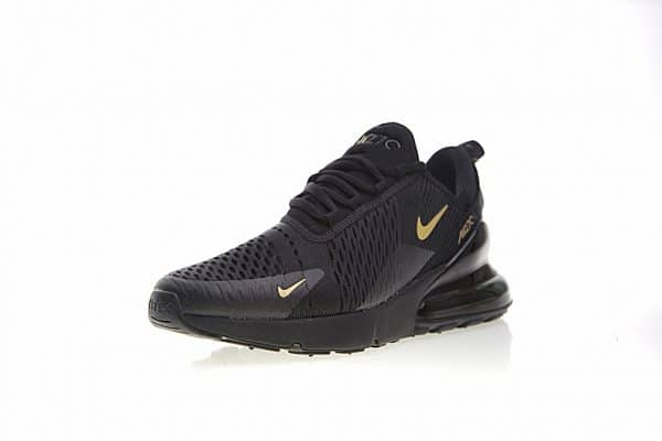 Nike Air Max 270 Negras Logo Amarillo - Image 2