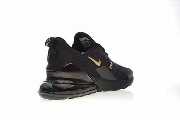 Nike Air Max 270 Negras Logo Amarillo - Image 3