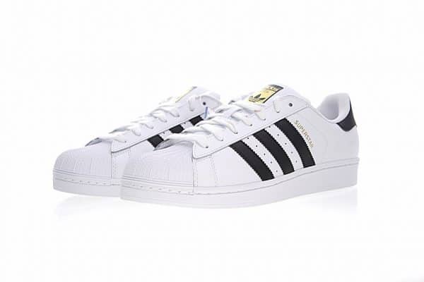 Adidas Superstar Blancas Rallas Negras - Image 5