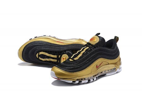 Nike Air Max 97 Doradas Negras