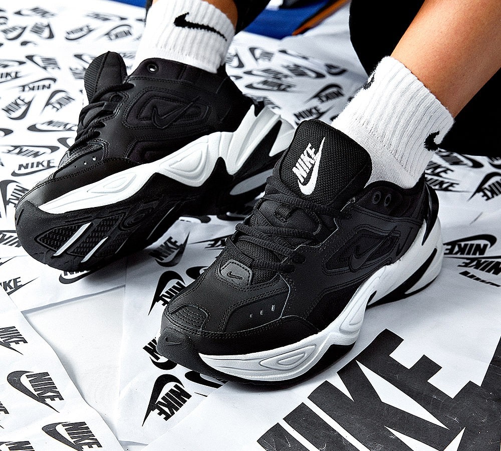 Casco Ortografía Temporizador Nike M2K Tekno Negras y Blancas – KingWalk