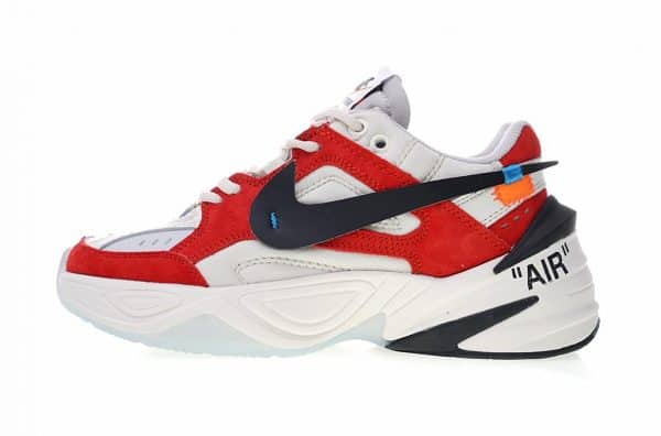Nike M2K Tekno x Off White Blancas y Rojas