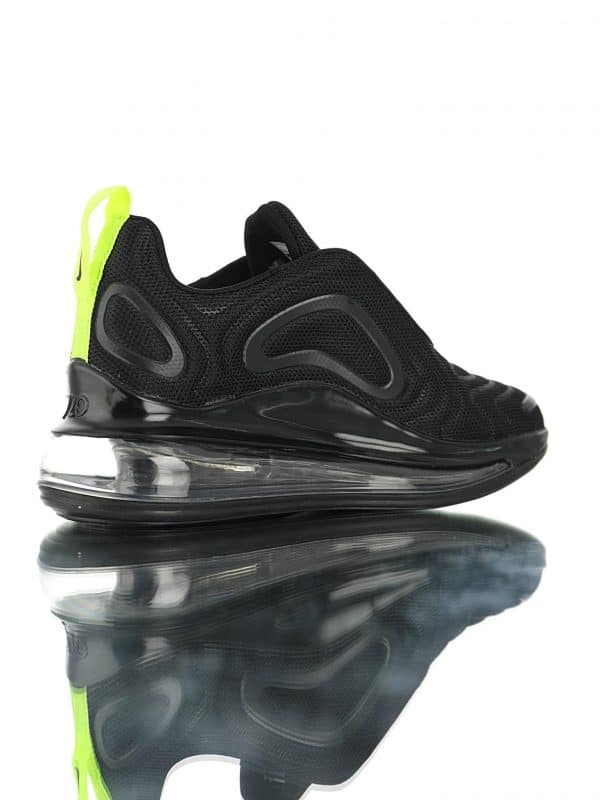 NIKE AIR MAX 720 NEGRAS LOGO AMARILLO - immagine 3