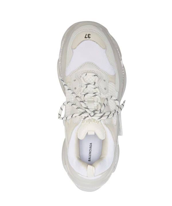 Balenciaga Triple S Clear Sole White – Image 4