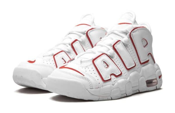 Nike Air More Uptempo White Red - Image 2