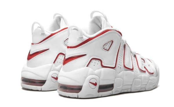 Nike Air More Uptempo White Red - Image 3