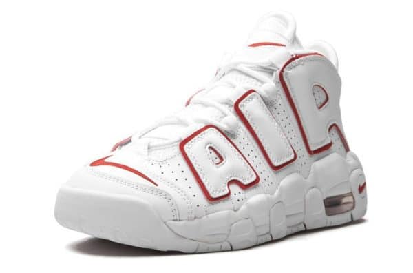 Nike Air More Uptempo White Red - Image 4