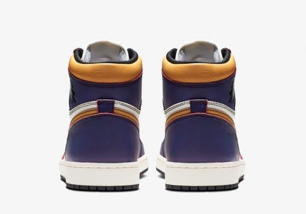 Nike Air Jordan 1 Gold Purple - Imagen 4