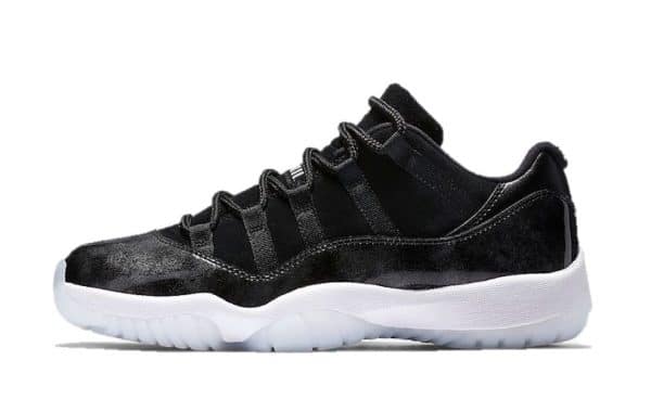 Nike Air Jordan 11 Low Black Metallic Silver