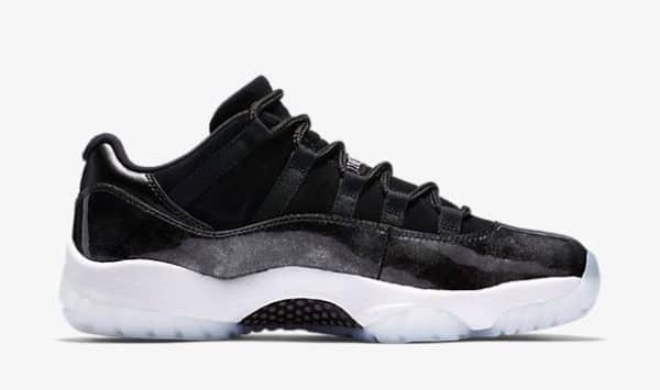 Nike Air Jordan 11 Low Black Metallic Silver - Image 3