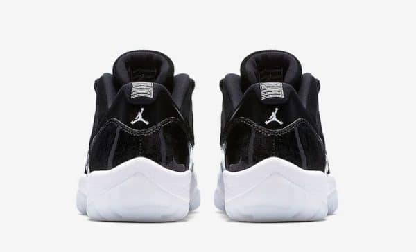 Nike Air Jordan 11 Low Black Metallic Silver - Image 4