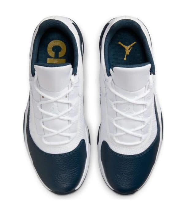 Nike Air Jordan 11 Low CMFT White Navy Michigan – Image 3