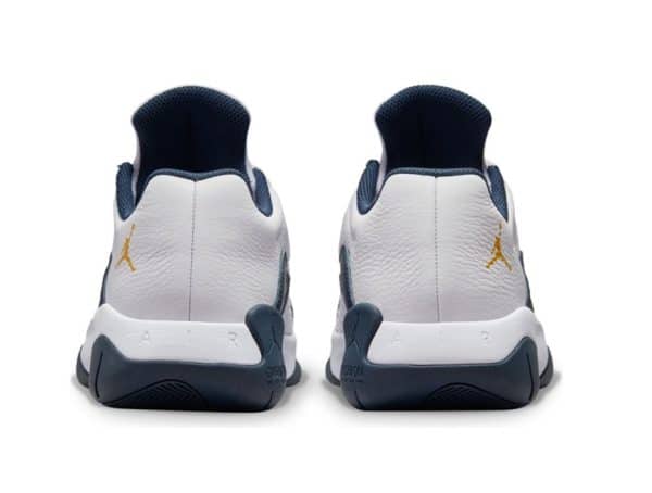Nike Air Jordan 11 Low CMFT White Navy Michigan – Image 4