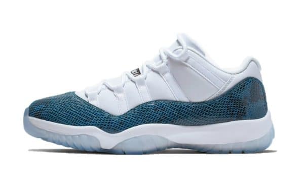 Nike Air Jordan 11 Low Snakeskin Blue