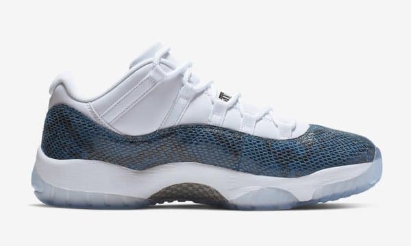Nike Air Jordan 11 Low Snakeskin Blue - Image 3