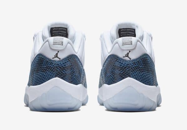 Nike Air Jordan 11 Low Snakeskin Blue - Image 4