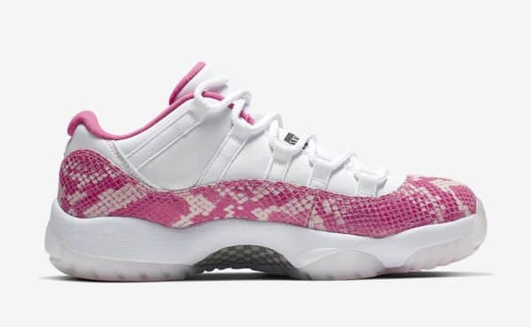 Nike Air Jordan 11 Low WMNS Snakeskin Pink – Image 3