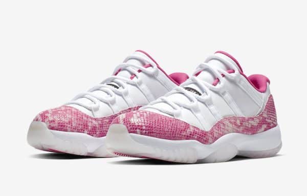 Nike Air Jordan 11 Low WMNS Snakeskin Pink – Image 2