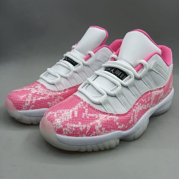Nike Air Jordan 11 Low WMNS Snakeskin Pink – Image 6