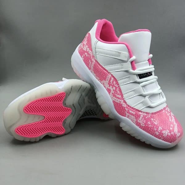 Nike Air Jordan 11 Low WMNS Snakeskin Pink – Image 7