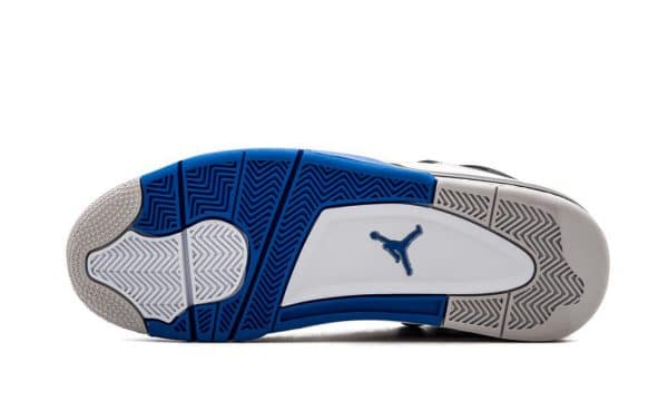Nike Air Jordan 4 White Blue Motorsports - Imagen 4