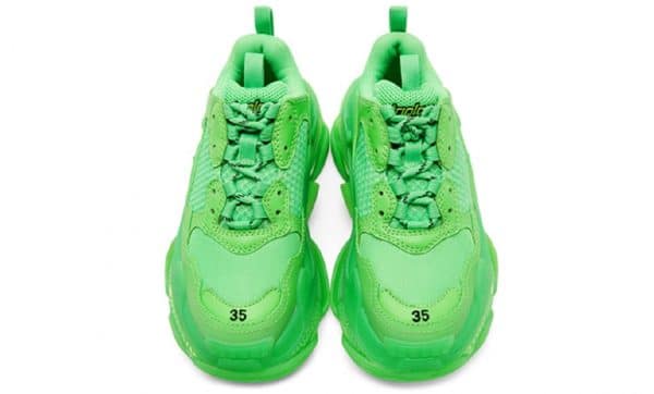 Balenciaga Triple S Clear Sole Neon Green – Image 5