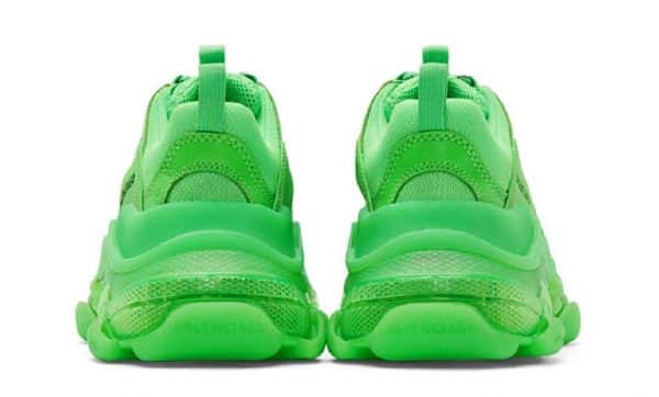 Balenciaga Triple S Clear Sole Neon Green – Image 4
