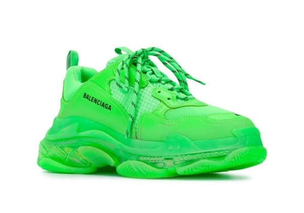 Balenciaga Triple S Clear Sole Neon Green – Image 3