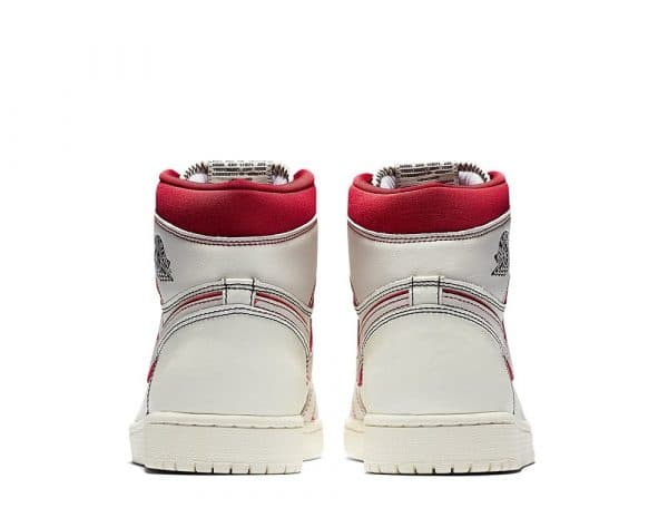 Nike Jordan 1 Retro High OG Sail-Red - Imagen 4