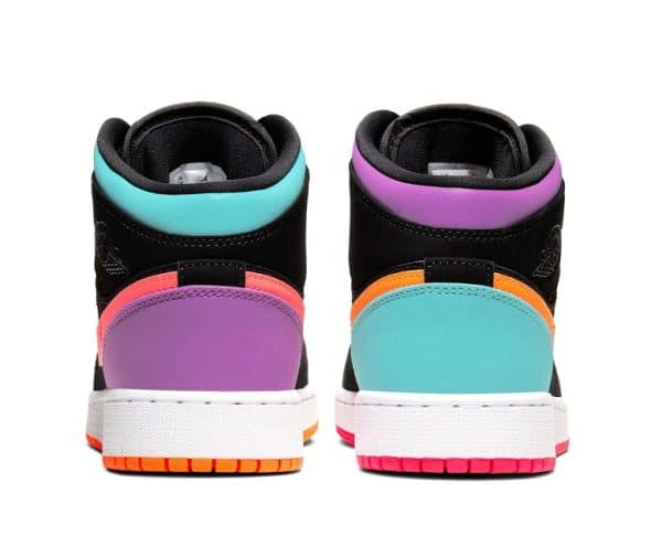 Nike Air Jordan 1 Mid Black Multicolor - immagine 4