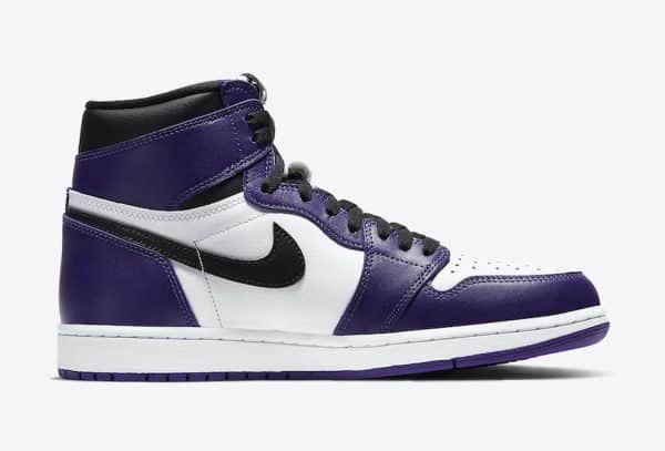 Nike Air Jordan 1 Purple White - Image 3