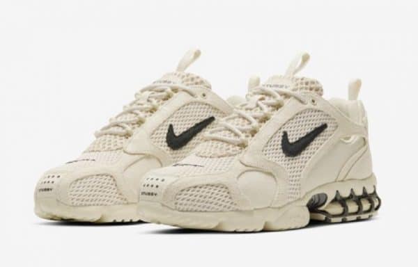 Stüssy x Nike Air Zoom Spiridon Cage 2 Fossil - Imagen 2