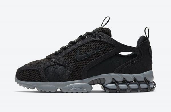 Stüssi x Nike Air Zomm Spidiron Cage 2 Black Grey