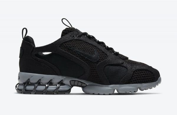 Stüssi x Nike Air Zomm Spidiron Cage 2 Black Grey - Imagen 2