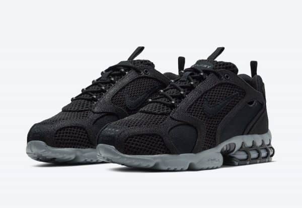 Stüssi x Nike Air Zomm Spidiron Cage 2 Black Grey - Imagen 3