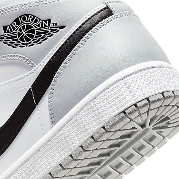 Nike Air Jordan 1 Mid Light Smoke Gray - Image 5