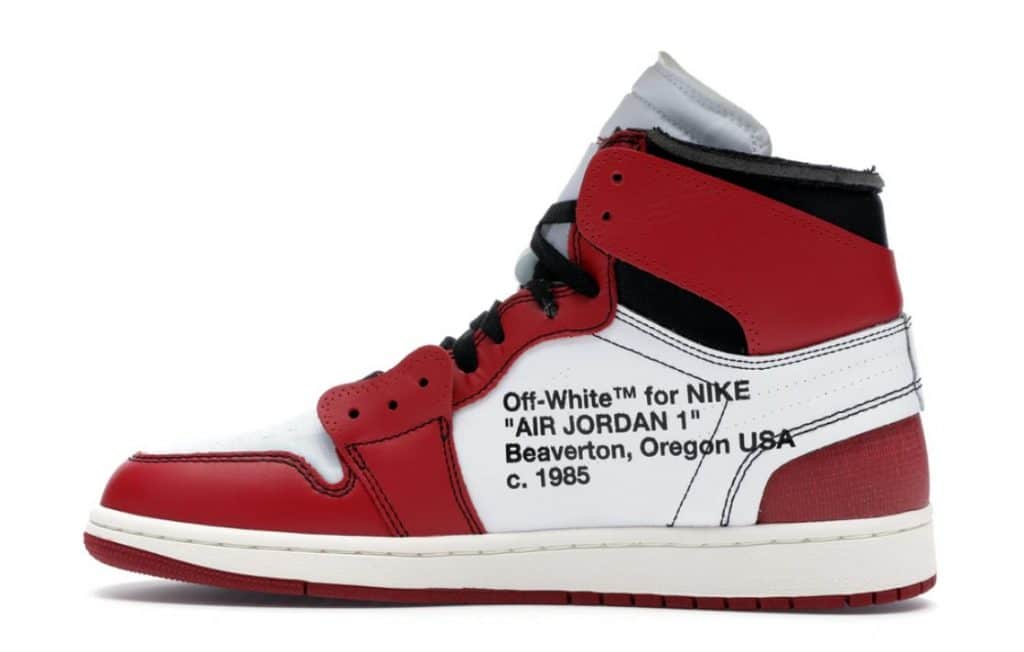 Nike Jordan 1 Off White Retro Red