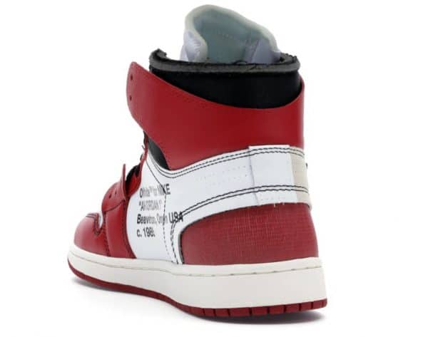Nike Jordan 1 Off White Retro Red – Image 3