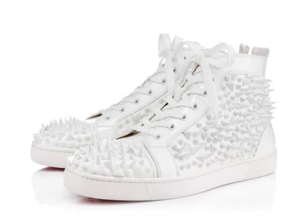 Christian Louboutin High Spikes White - Imagen 4