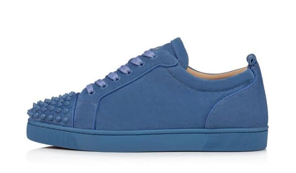 Christian Louboutin Low Spikes Blue