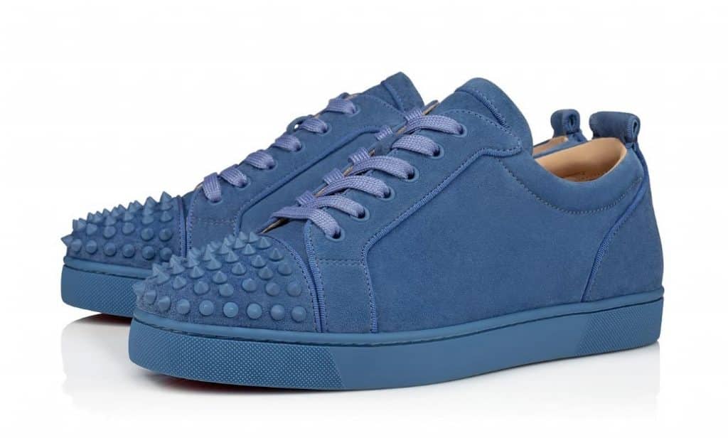 Christian Louboutin Low Spikes Blue – KingWalk