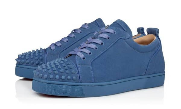 Christian Louboutin Low Spikes Blue - immagine 2