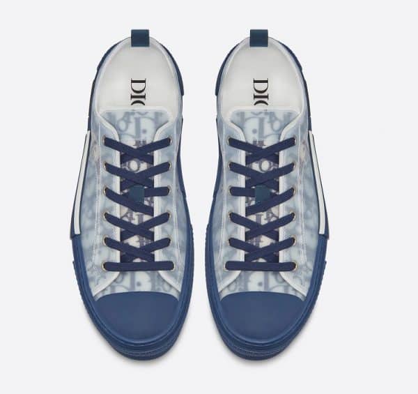 Dior Oblique B23 Low Blue 1 - Imagen 4