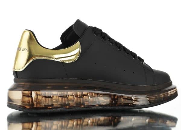 Alexander McQueen Oversized Air Cushion Black Gold - Image 2
