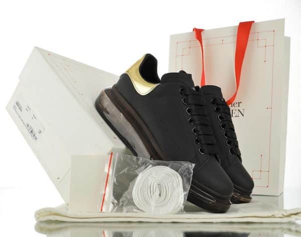 Alexander McQueen Oversized Air Cushion Black Gold - Image 4