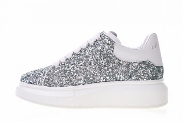 Alexander McQueen Sole Metalic Silver - Image 2