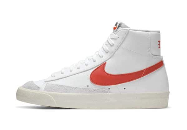 Nike Blazer Mid 77 Vintage White Red Logo